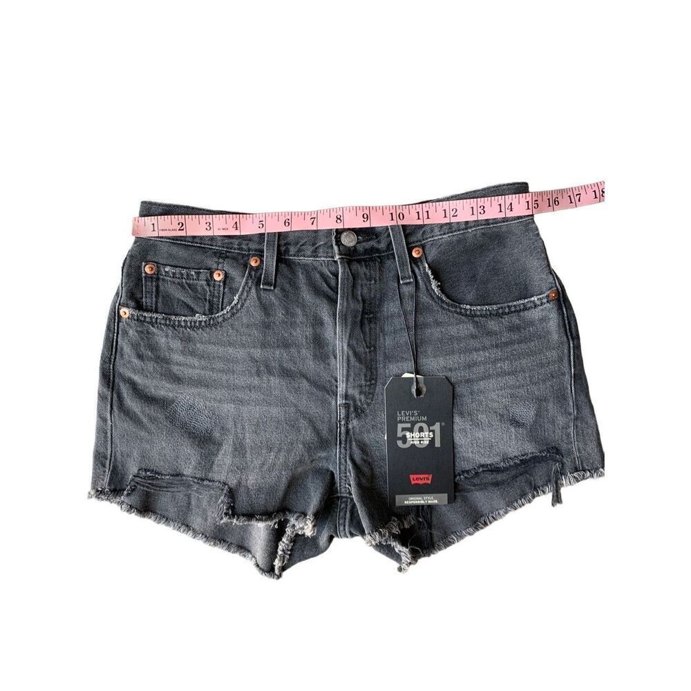 Levi's Premium 501 HIGH RISE WOMEN'S SHORTS - Picture 7 of 8